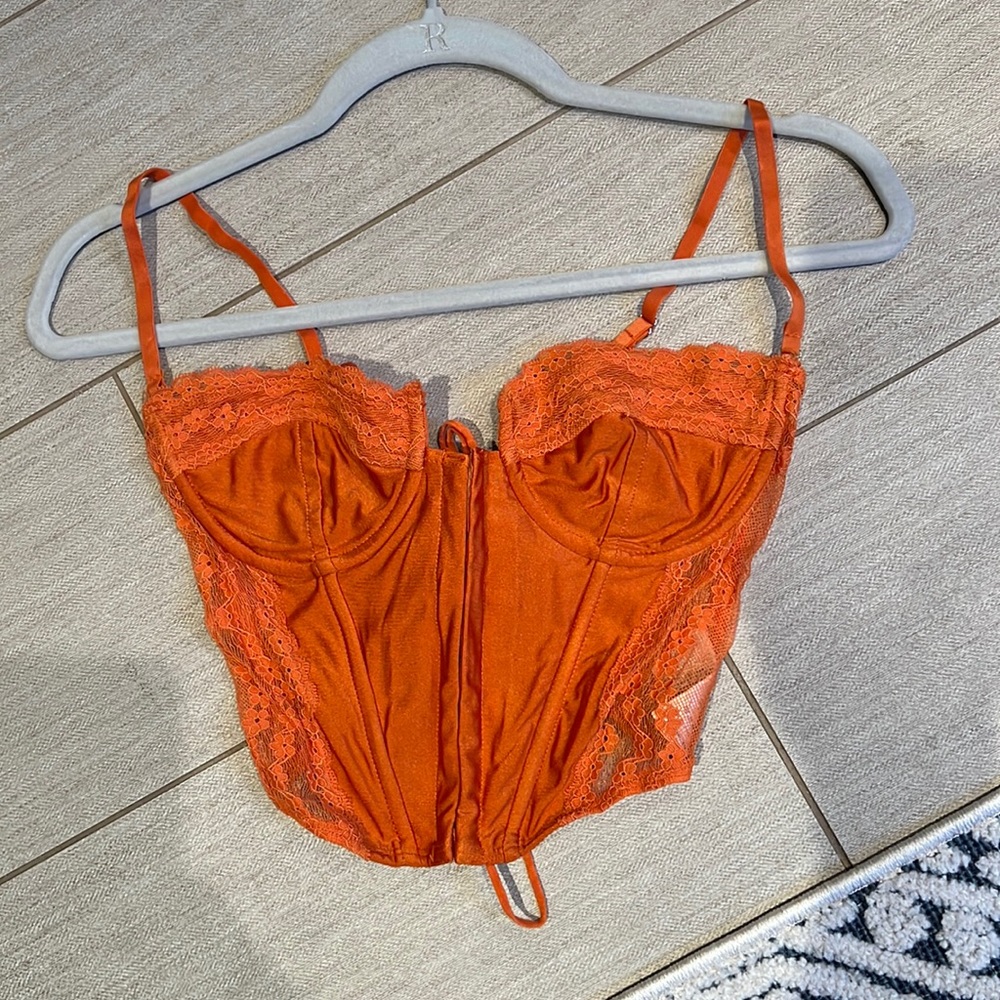 Orange corset